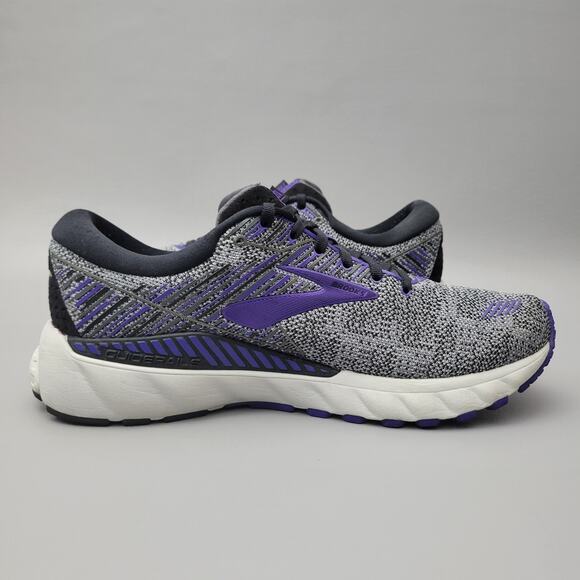 Brooks Adrenaline GTS 19 Purple Womens Size 11 Athletic Running Shoes Sneakers - Picture 4 of 12